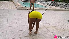 uh, that safada with the big ass, soraya castro, she just begged for it in her cu... made me give her anal cowgirl riding with my big cock and tits bouncing