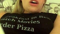 the blonde amateur reaches a shuddering solo orgasm with her favorite vibrator