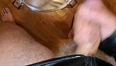 oh man, i'm so horny... watch this intense cumshot from my huge italian cock!!