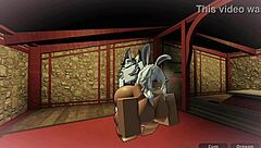 Oh wow, this bunny whore gets fucked hard in roblox studio 🐰🔥