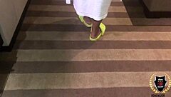 I love how Rome Major bends me over and makes my bubble ass bounce with his big black cock