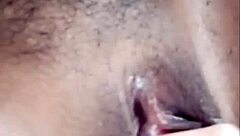 sex video call with a cheating man reveals the housewife using her dildo in secret