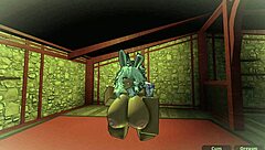 Oh wow, this bunny whore gets fucked hard in roblox studio 🐰🔥