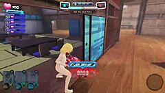 Anime hentai game shows big tits asian girls nude on beach in uncensored mod