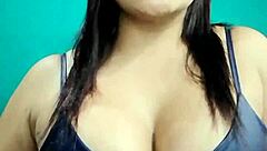 My girlfriend's in her college room masturbating hard until she hits that eye-rolling orgasm 😜