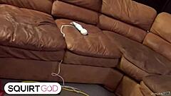 summer raes huge juicy booty gets spanked hard, then pounded doggystyle until covered in cum from that monster cock