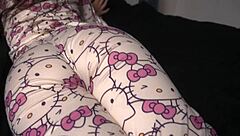 Damn, that lucky guy just fucked his hot cute stepsister hard late at night and creampied her tight shaved pussy.