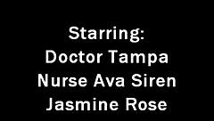 Dr Tampa Humiliates Nurse Jasmine Rose in Latex During Slave Training Session