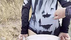 Public Pissing Compilation in Nature Travel by Car POV Free