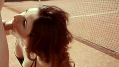 I feel so connected watching this cute blonde babe give an erotic blowjob to her lover