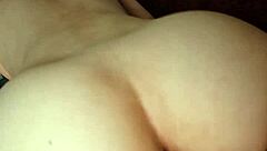 I feel every intense pulse in my tight ass during this amazing anal orgasm ride