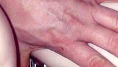 Tight girlfriend slides in that new buttplug before bending over for doggystyle fucking with big cock