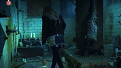 House of madness unleashes bold halloween fantasy with bound submissive slut in erotic monster food play