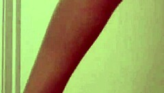 uh blonde girl rips off stockings then fingers and licks her wet pussy all over for pleasure