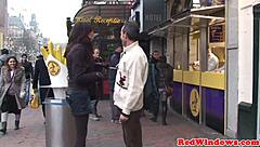 blonde whore from amsterdam, she sucks cock good then bends over for doggystyle fuck, yeah...