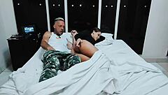 My stepdaughter had nightmares so she asked to sleep in my bed wearin only a thong... she convinced me to fuck her pussy and tight 18+ ass then i came inside her pink little ass vagninho e dutrasuraaa