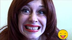 Horny Fetish Queen Shows Off Wild Tongue Action!