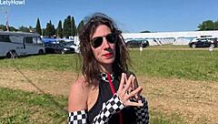 Amateurs Explore European Exhibitionists Flashing in Italian Outdoor Public Camping Adventures of Lety Episode 4