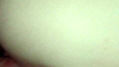 Tight girlfriend slides in that new buttplug before bending over for doggystyle fucking with big cock