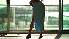 I feel so overwhelmed with passion as we use the squirting strapon for anal assfucking and mutual orgasms in rough couple play