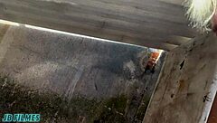 This brazilian brunette nerd went hunting for a homeless guy to fulfill her wild sexual fantasies outdoors. She rode him in cowgirl with interracial creampie and ass to mouth action