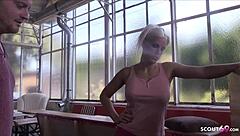 Deutsche Mutter Blanche Cheats With Jungspund And He Creampies Her Pussy In Taboo Action