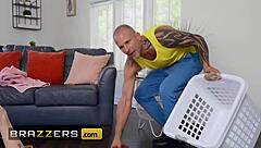 Brazzers tells how skyler brought her slutty college friend jazmin luv over for games. She ended up riding and deepthroating her stepdad's big cock with cum in mouth.