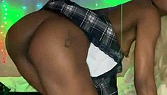 In a thrilling cosplay adventure, Misa reaches an explosive climax gripping her Death Note tightly.