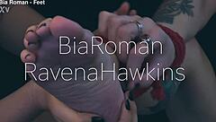 It's kind of cute watching your feet obsession with this bound brunette and redhead in lingerie