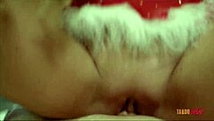 Step Mom Ellie Tay Rides in Cowgirl and Doggystyle for Taboo Christmas Gift