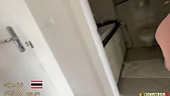 johntronx- this young thai milf in bodysuit craves my creampie after interracial doggystyle pounding