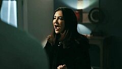 sexy best friends jane wilde and natalie knight spot nathan bronson stalking so they share his huge cock in hot threesome