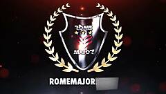 Maggie Green gets a wild interracial booty call with Rome Major deepthroating and squirting in lingerie.