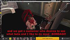 dirty city comes alive with bound lesbian girls exploring bondage and bdsm on webcam in second life.