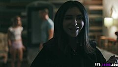 sexy best friends jane wilde and natalie knight spot nathan bronson stalking so they share his huge cock in hot threesome