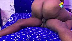 Hey check this ebony big ass riding next door neighbor's monster cock with creampie finish and loud moans