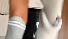 Damn, this is the best teen ass I've ever fucked with my big dick in pov anal, her long hair and miniskirt making it so hot.