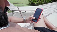 oh yeah, take that big black cock deep in my tight latina ass, she moans as slave nat gets her curvy butt pounded in intense interracial anal with felipe costas