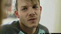 mortally ill guy convinces best friend into rough deepthroat and doggystyle sex with natural tits redhead in taboo encounter