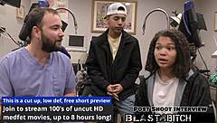 michelle anderson spreads her legs in missionary with gloves on getting a deep creampie from vibrator play