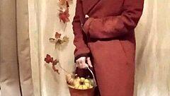 i feel so exposed and thrilled as french housewife slave f celebrates autumn with dildo play and maledom humiliation in homemade pov orgasm