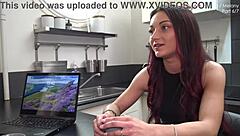 hey angela and melany, wanna try this girl friend experience in paris with cris angelo? let's scissor and kiss in lingerie before sharing that cock in our dorm.