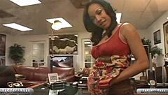 lexington steele fills up misti love's mouth with cum, yeah she's got that big bubble butt ready