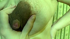 Guy Cums Inside Pregnant Wife's Hairy Pussy with Massive Creampie in Quick Missionary Pov Sex