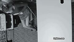 This sporty blonde thief is getting fucked hard on the hidden shop action camera