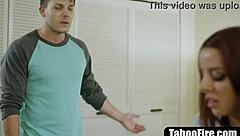 mortally ill guy convinces best friend into rough deepthroat and doggystyle sex with natural tits redhead in taboo encounter