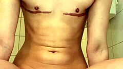 oh wow, i'm bouncing hard on my dildo until i moan and get all wet.