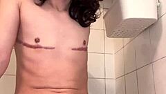 oh wow, i'm bouncing hard on my dildo until i moan and get all wet.