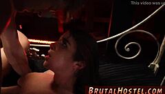 Whoa, this German BDSM anal session with excited young 18+ tourists Felicity Feline and Jade gets extreme and hardcore