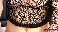 Hot Trans Babe Esmeralda Brazil Rides a Studs Dick Bareback Until Creampie!